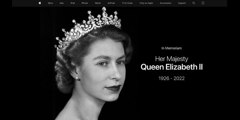 Apple regina Elisabetta II