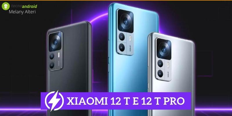 Xiaomi 12 T e 12 T Pro: i nuovi smartphone che si ricaricano in 19 minuti