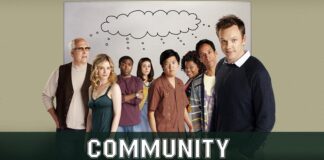 Community, six season, and a movie, film, serie TV, Netflix