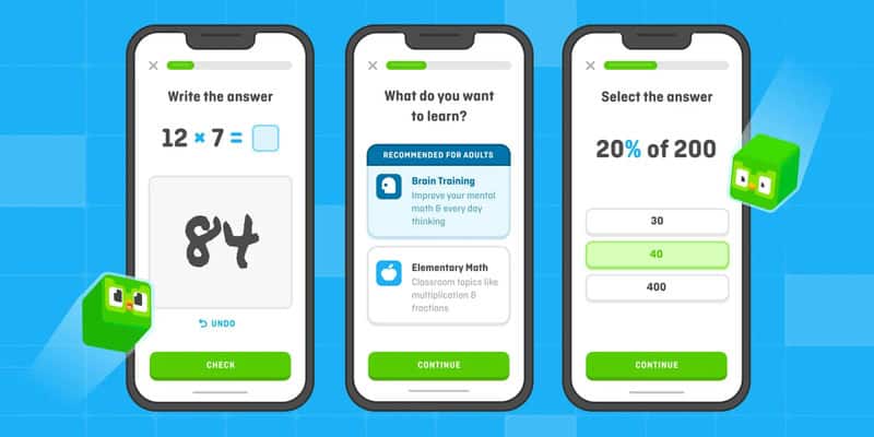 Duolingo, l’app da oggi ti insegna anche la matematica!