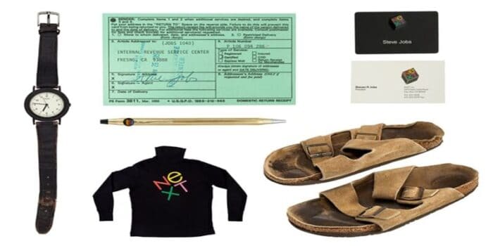 All'asta alcuni oggetti personali di Steve Jobs