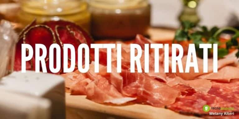 Prodotti ritirati: grave richiamo alimentare a causa della Salmonella
