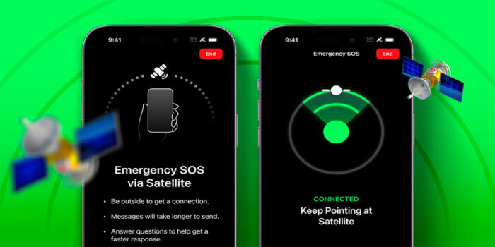 La chiamata di emergenza tramite satellite degli iPhone