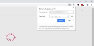 Modulo delle password di Google Chrome