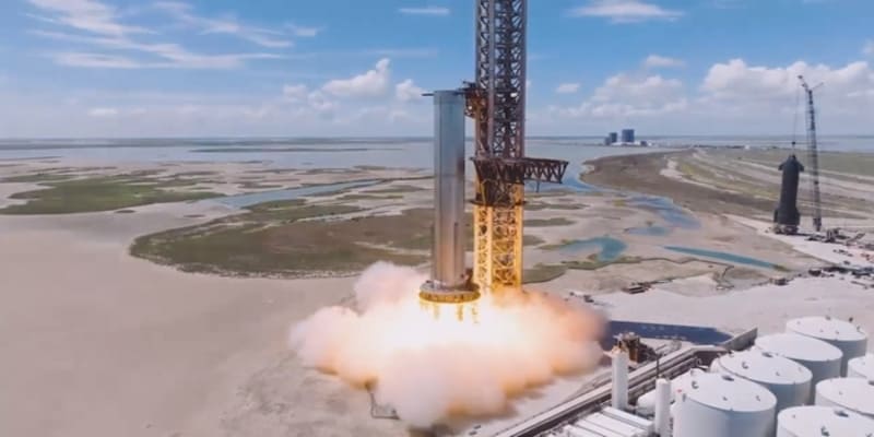SpaceX ha eseguito nuovi test per il Booster 7