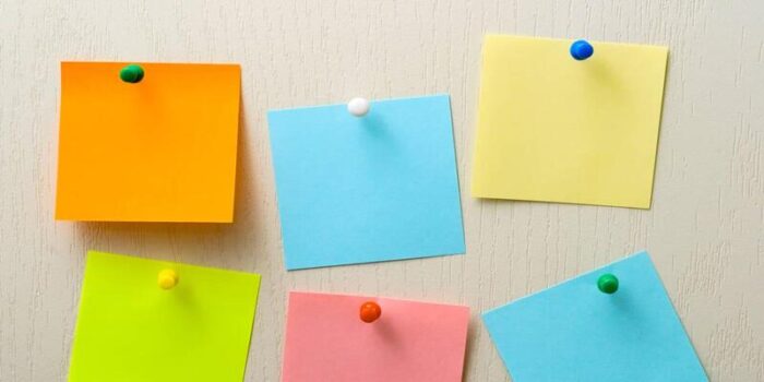 Utilizzi i Post-It a lavoro