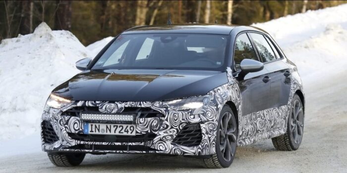Audi S3 restyling foto spia