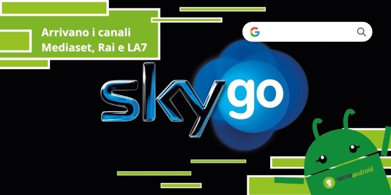 Sky Go - finalmente è possibile guarda Rai, Mediaset e LA7 dallo smartphone