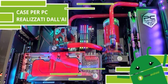Intelligenza Artificiale, arrivano i case futuristici per pc realizzati dall'AI