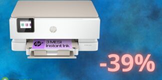 HP Envy Inspire 7220e: sconto PAZZO su AMAZON per la stampante multifunzione