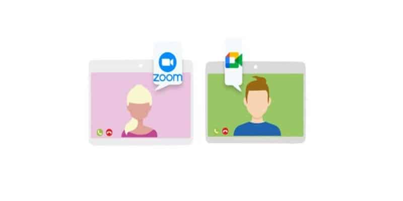 Google, Meet e Zoom