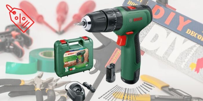 Trapano avvitatore Bosch a batteria a prezzo OUTLET, sconto del 37% oggi