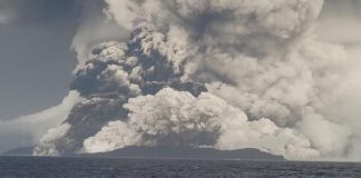 L’eruzione del vulcano Tonga