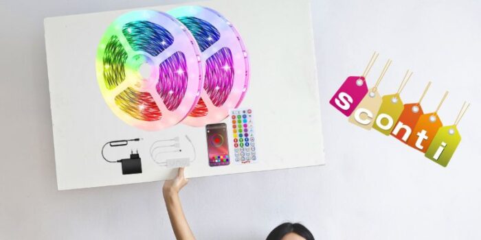 Striscia LED RGB ad un prezzo FOLLE su Amazon, sconto del 53% subito