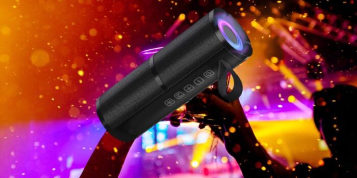 Speaker Bluetooth con LED in super sconto 22 euro su Amazon