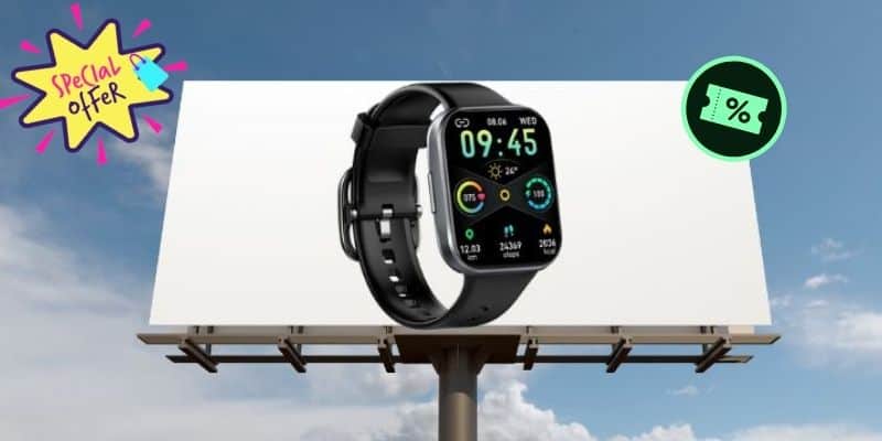 Smartwatch più ECONOMICO su Amazon, in offerta OGGI al 50%