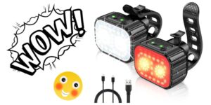 Luci LED per bicicletta scontate del 40% solo oggi
