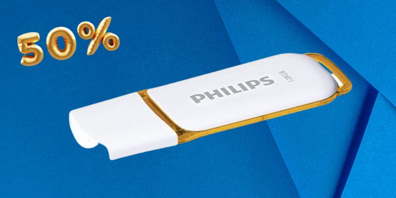 Chiavetta USB Philips da 128GB in OFFERTA al 70% su Amazon