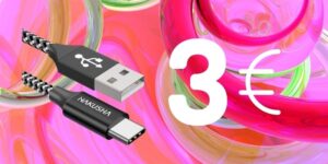 Cavo USB-C da 1 metro con sconto da FAVOLA, tuo a soli 3 EURO