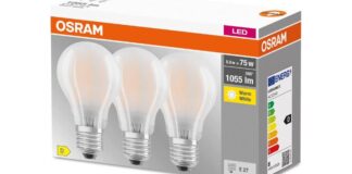 Lampadine LED Osram al 55% di sconto su Amazon