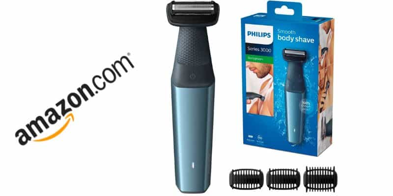 Philips Wet&Dry, rasoio corpo scontato del 51% oggi su Amazon