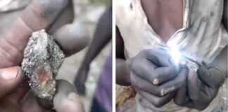 Trovata una strana pietra in Congo