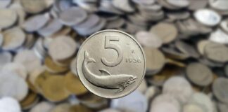 Monete rare, la 5 Lire con il delfino che vale 11.541 euro