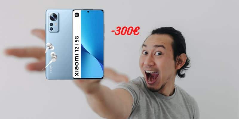 Xiaomi 12 con sconto di 300 euro su Amazon, da PRENDERE SUBITO