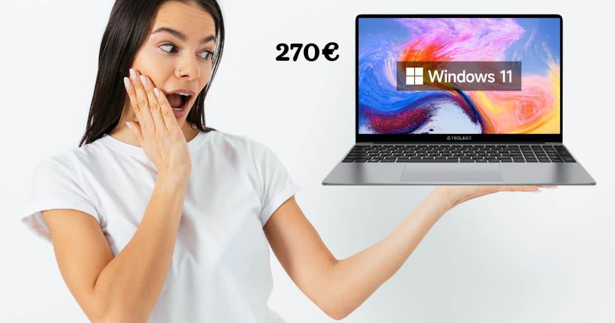 Notebook Windows a prezzo SCONVOLGENTE, difficile trovare di meglio