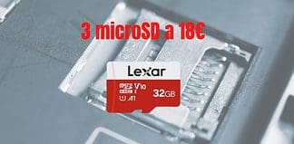 MicroSD Lexar da 32GB in offerta RIDICOLA, set da 3 PEZZI a 18€