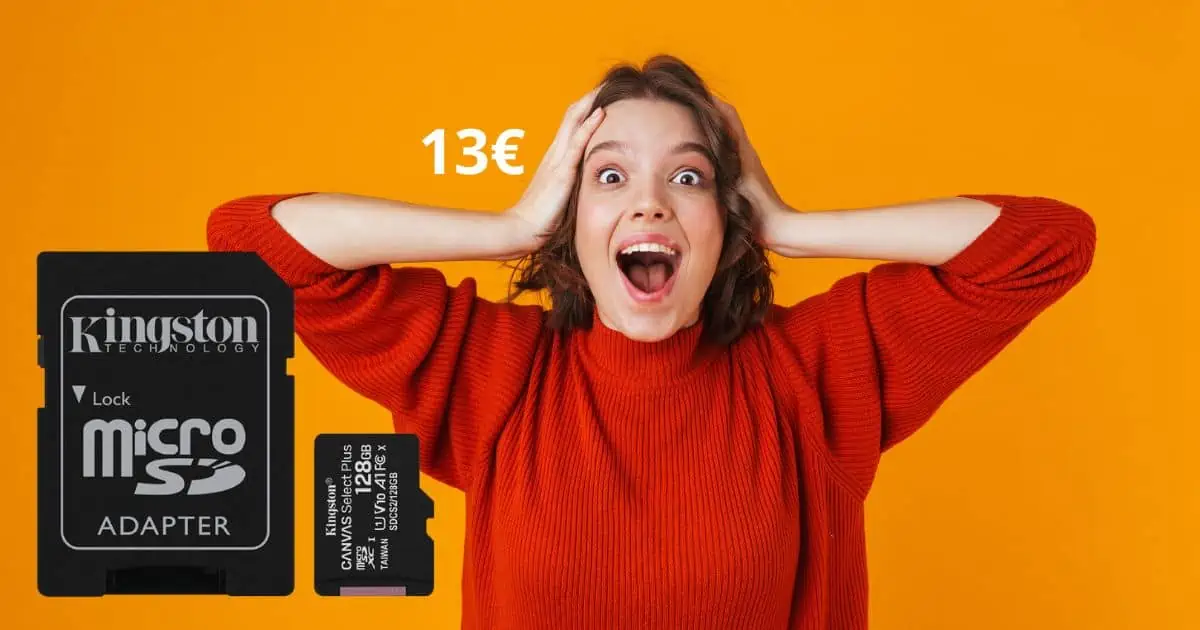 MicroSD Kingston da 128GB è QUASI GRATIS, correte subito ad acquistarla