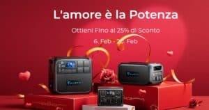 Bluetti, le offerte di San Valentino sono bellissime