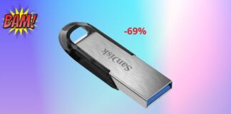 SanDisk Ultra Fair, prezzo FOLLE (-69%) per i 64GB della chiavetta USB