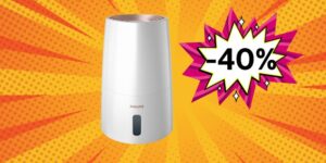 Umidificatore Philips al 40% di SCONTO, il prezzo è un AFFARE