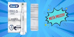 Oral-B spazzolino elettrico a METÀ PREZZO su Amazon, ERRORE DI PREZZO assurdo