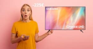 Smart TV Samsung, il prezzo CROLLA su Amazon (-225€)
