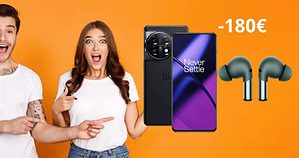 OnePlus 11 già SCONTATO di 180€ su Amazon con Buds Pro 2 GRATIS