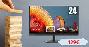 Monitor Lenovo a 129€, promo BOMBA su Amazon