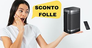 Stufetta economica ea BASSO CONSUMO su Amazon, PREZZO HOT solo oggi