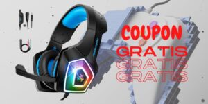 Cuffie gaming a 14 euro, coupon GRATIS (-50%) e prezzo GENIALE