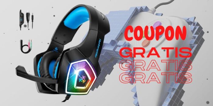 Cuffie gaming a 14 euro, coupon GRATIS (-50%) e prezzo GENIALE
