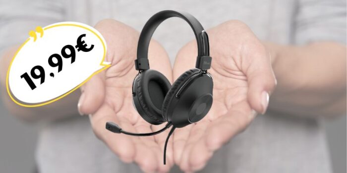 Cuffie professionali Trust Zaru a MENO di 20 euro, super sconto solo oggi