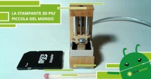 Stampante 3D, la più piccola del mondo ha le dimensioni di un tappo
