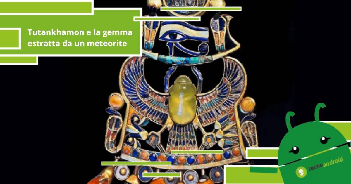 Tutankhamon, la pietra presente sulla sua collana proviene da un meteorite