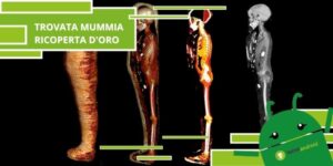 Scansioni TC, scoperta mummia ricoperta interamente d'oro