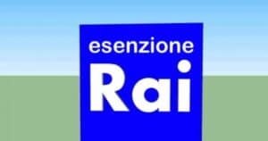 Esenzione canone Rai