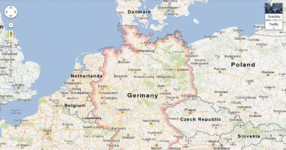 Google Maps non si vedono Germania