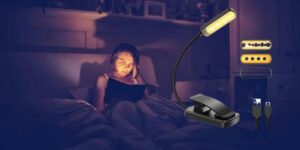 Luce LED da lettura con 3 modalità a soli 9 euro su Amazon