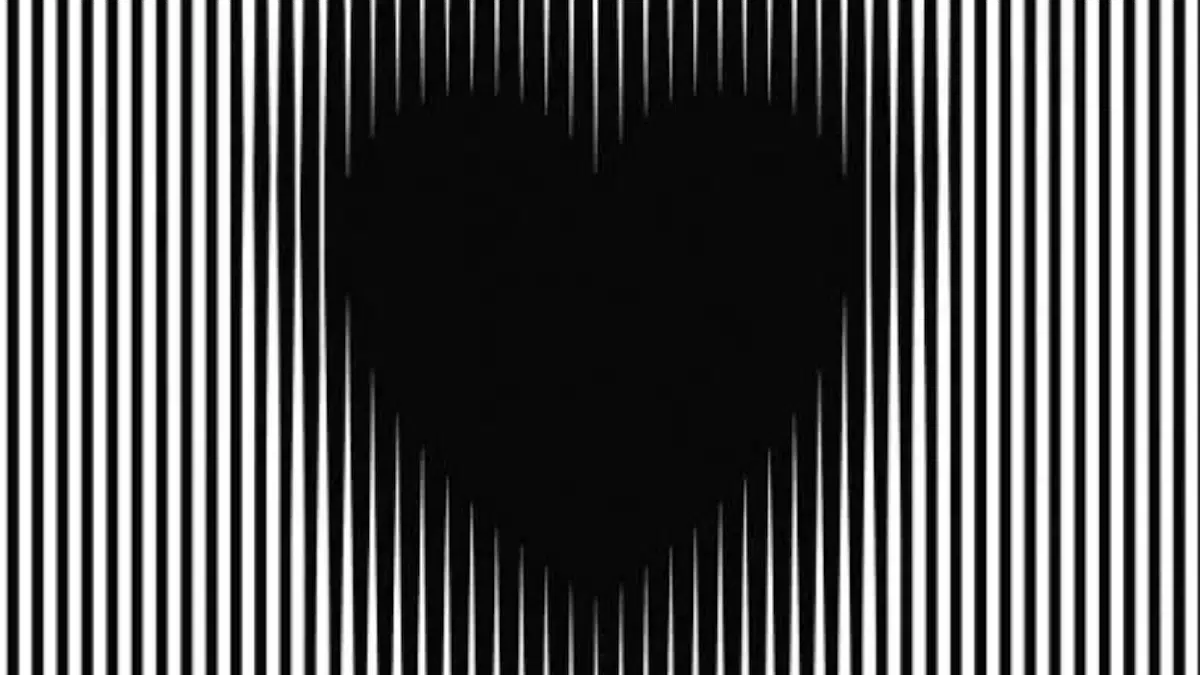 Cuore che sembra ingrandirsi