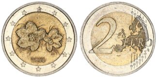 Finnish flower coin